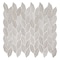 Andova Tiles SAMPLE Channing Elongated Hex  1 x 25 Marble Honeycomb Mosaic Wall  Floor Tile SAM-ANDCHA139 - alternate 1